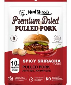 Simply Meat Shredz Spicy Sriracha Dried Shredded Pulled Pork